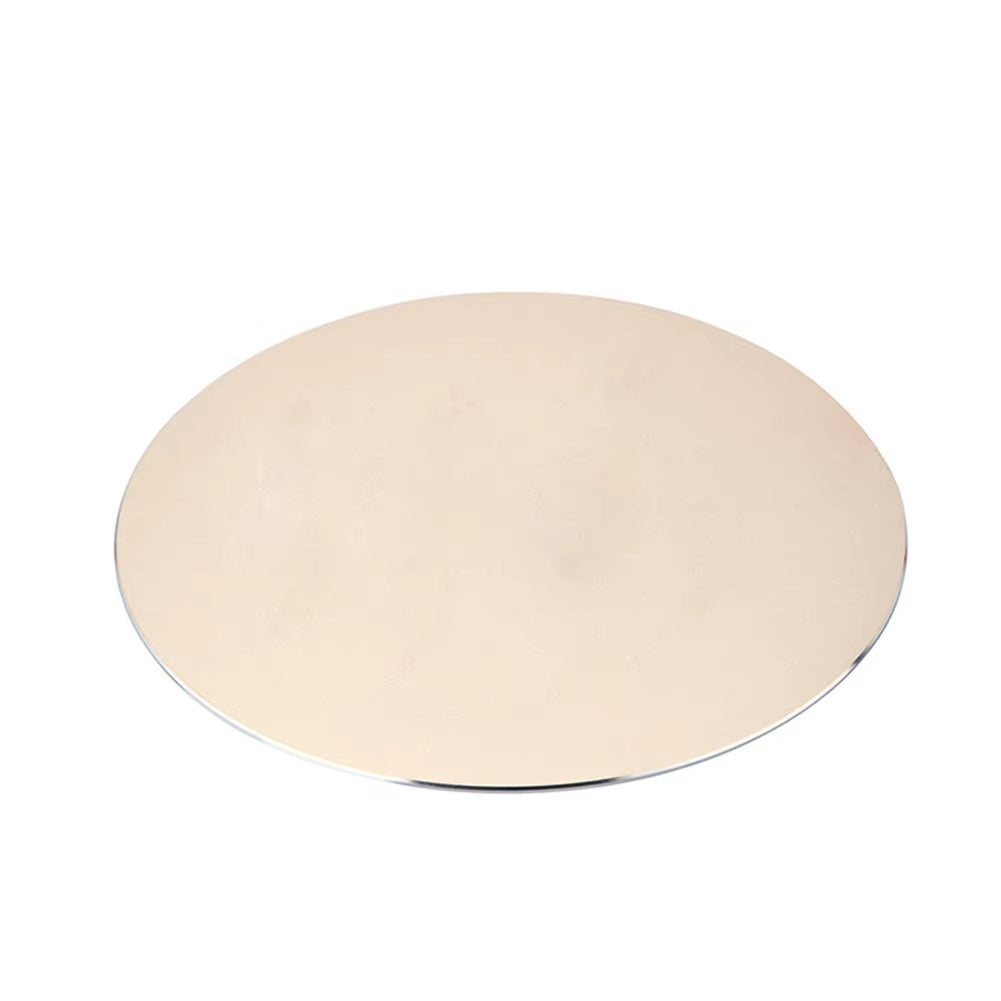 Aluminium Alloy Mouse Pad Non-Slip Waterproof round Desktop Gaming Mousepad Desk Mat Mouse Pad Gamer Computer PC Accessory