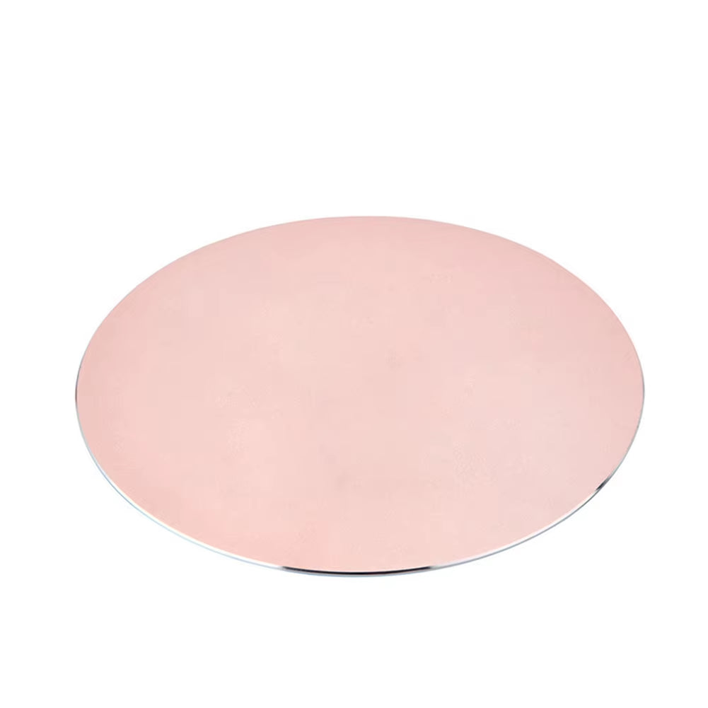 Aluminium Alloy Mouse Pad Non-Slip Waterproof round Desktop Gaming Mousepad Desk Mat Mouse Pad Gamer Computer PC Accessory