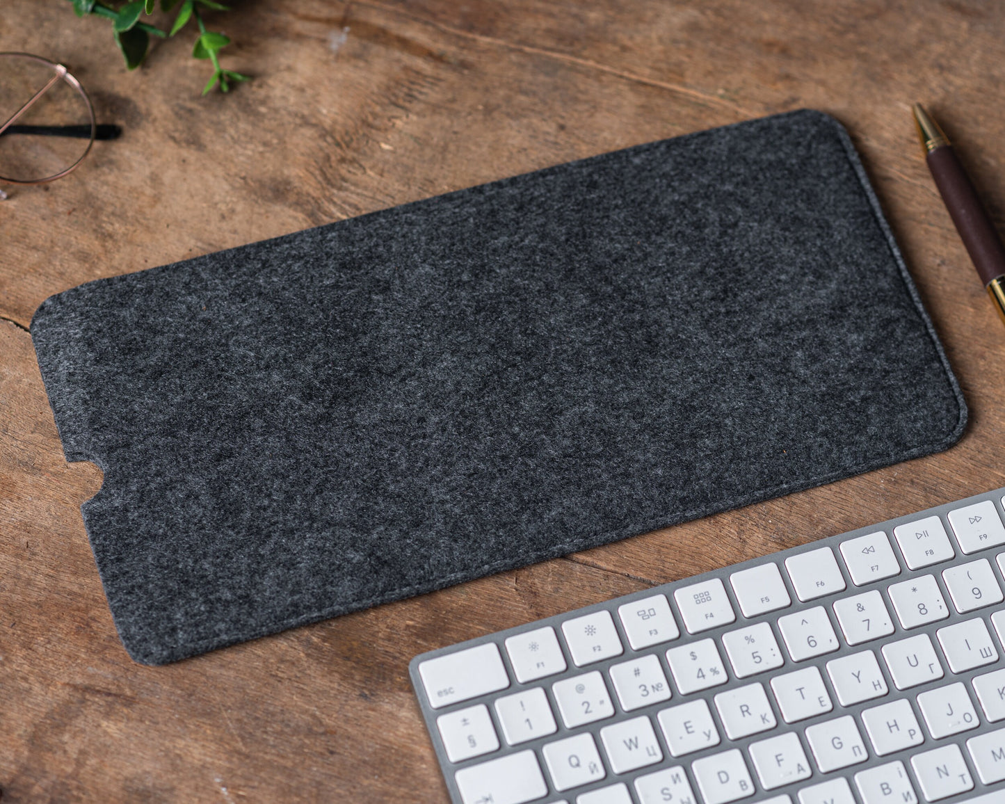 Felt Case for Magic Keyboard, Felt Sleeve for Wireless Magic Keyboard, Felt Bag for Apple Keyboard, Cover for Apple Keyboard Touch ID