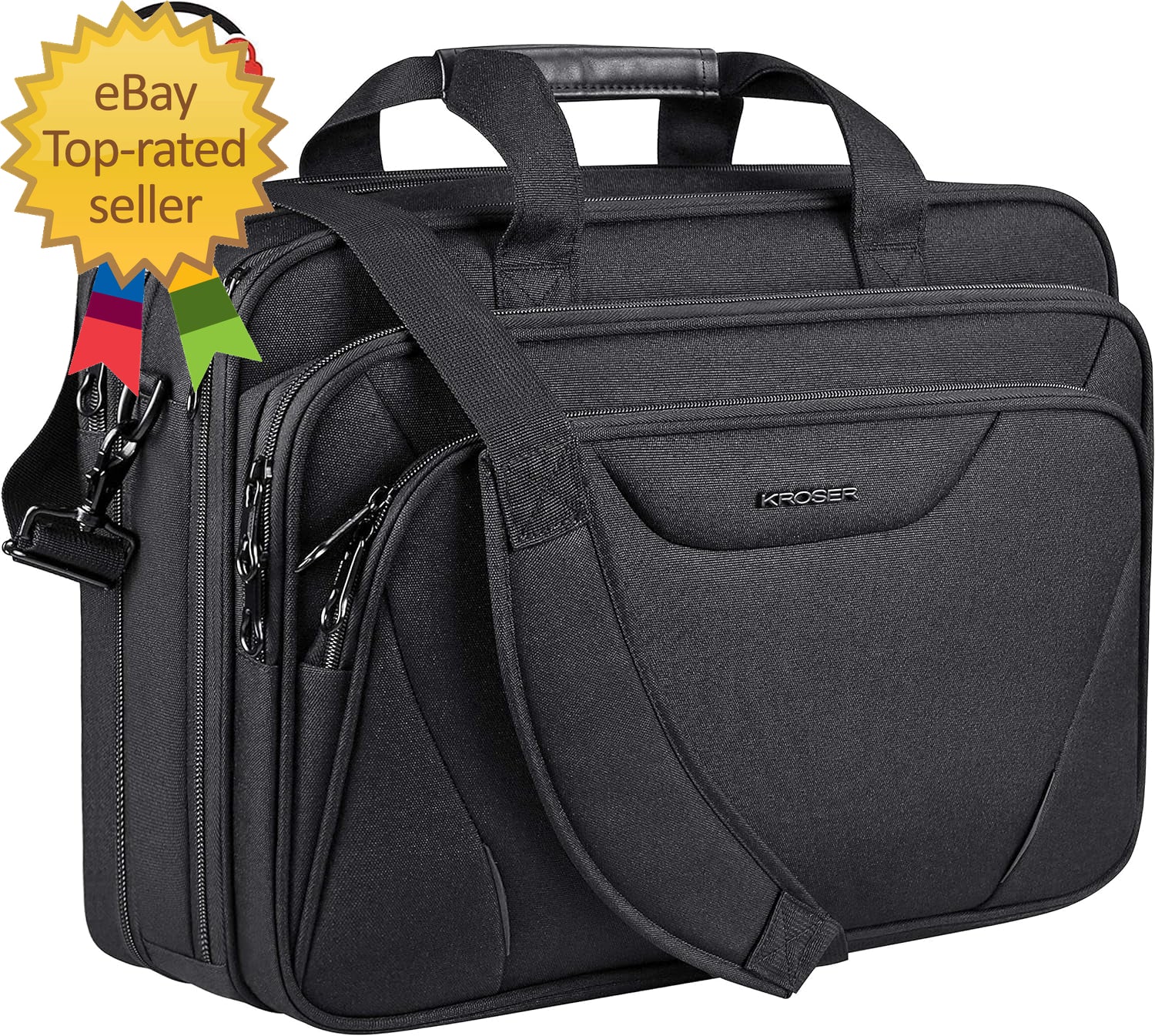 Laptop Bag Premium Laptop Briefcase Fits up to 17.3 Inch Laptop Expandable
