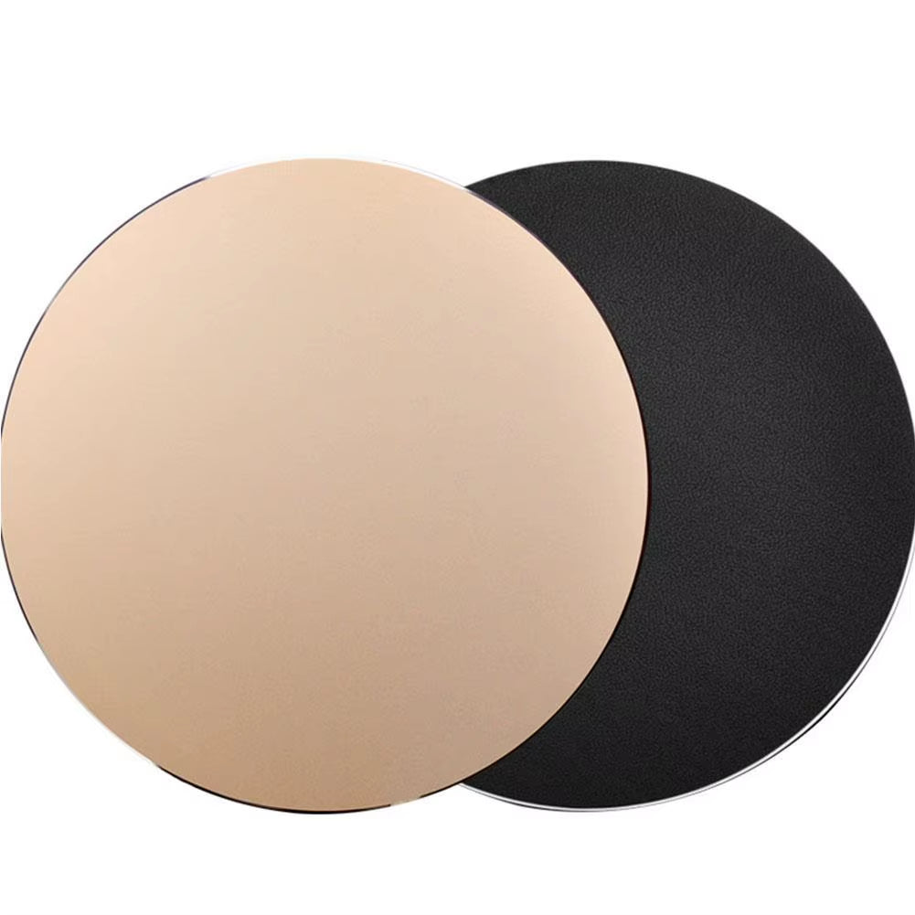 Aluminium Alloy Mouse Pad Non-Slip Waterproof round Desktop Gaming Mousepad Desk Mat Mouse Pad Gamer Computer PC Accessory