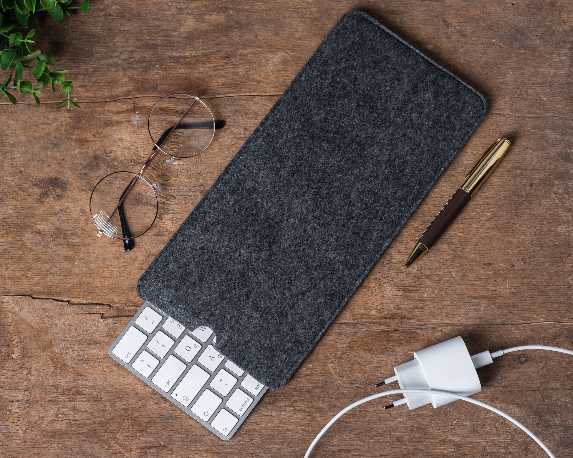 Felt Case for Magic Keyboard, Felt Sleeve for Wireless Magic Keyboard, Felt Bag for Apple Keyboard, Cover for Apple Keyboard Touch ID